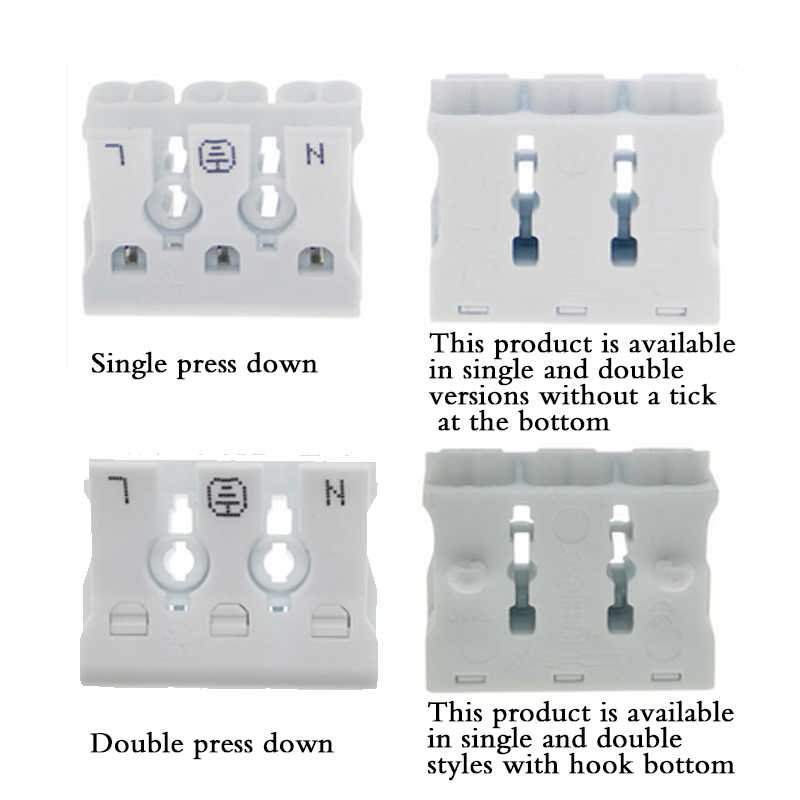 3-Pin Kompakter Push-In Hebelverbinder – Schnellverbindungs-Klemmenblock für 0,5–2,5mm² Kabel, 24A 450V
