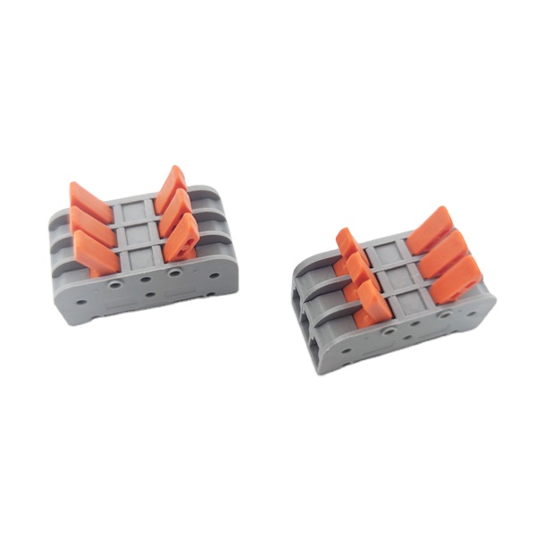 223 Kompakter 3P Adapter Steckverbinder Universeller Plug-in Klemmenblock Schnell-Push-in Drahtspleiß Hebelmutter