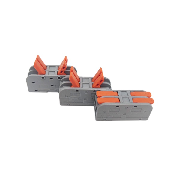222 SPL-2 Kompakter Hebelmuttern-Drahtleiter Schnellklemmenblock-Spleißverbinder