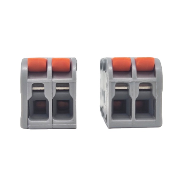 222 SPL-2 Kompakter Hebelmuttern-Drahtleiter Schnellklemmenblock-Spleißverbinder