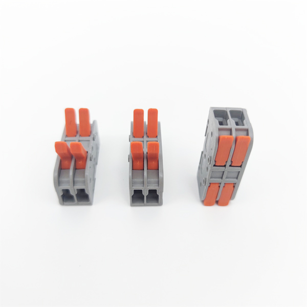 222 SPL-2 Kompakter Hebelmuttern-Drahtleiter Schnellklemmenblock-Spleißverbinder
