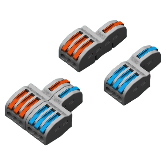 FD13T Universal 1 In 3 Out Spleißverbund Schnellverbinder Schnellklemmen Elektrische Steckverbinder