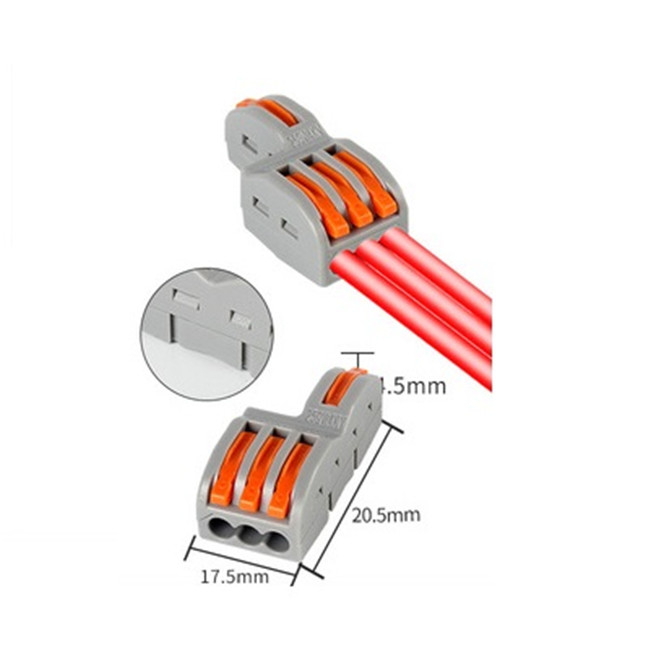 FD13T Universal 1 In 3 Out Spleißverbund Schnellverbinder Schnellklemmen Elektrische Steckverbinder