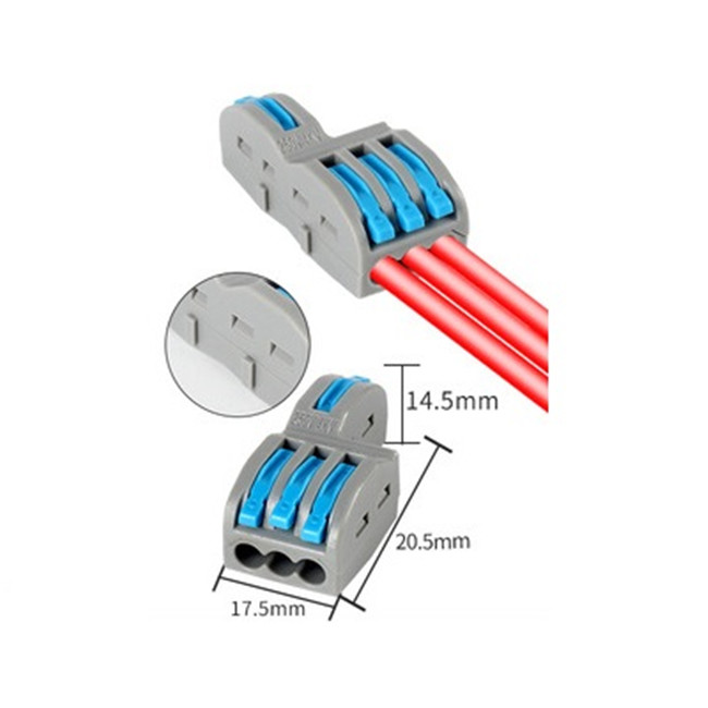 FD13T Universal 1 In 3 Out Spleißverbund Schnellverbinder Schnellklemmen Elektrische Steckverbinder