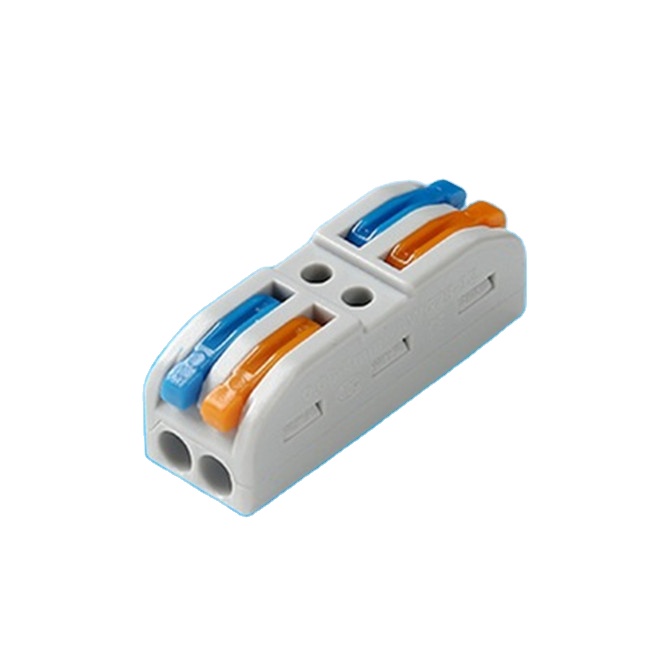 KV212 IP66 Wasserdichter 2-Wege Schnellverbindungs Farbiger Drahtklemmenblock Elektrische Spleißverbinder