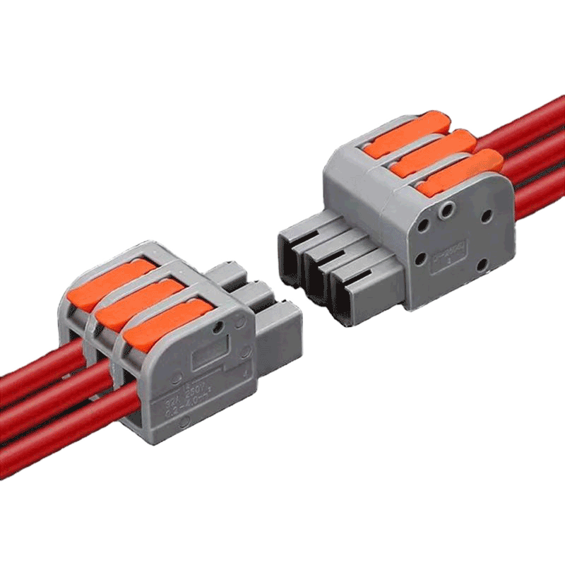 PCT223 SPL 222/223 Kompakter 3P Drahtverbinder Klemmenblock Hebel Schnell-Spleiß mit Kupferkontakten für Stromversorgungsanwendungen