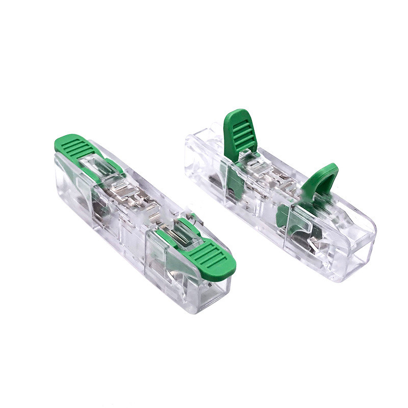 QJ-281-1 Universal 1 In 1 Out Schnell-Press Schnell-Drahtverbinder ohne Schraube für LED-Beleuchtungsanwendungen