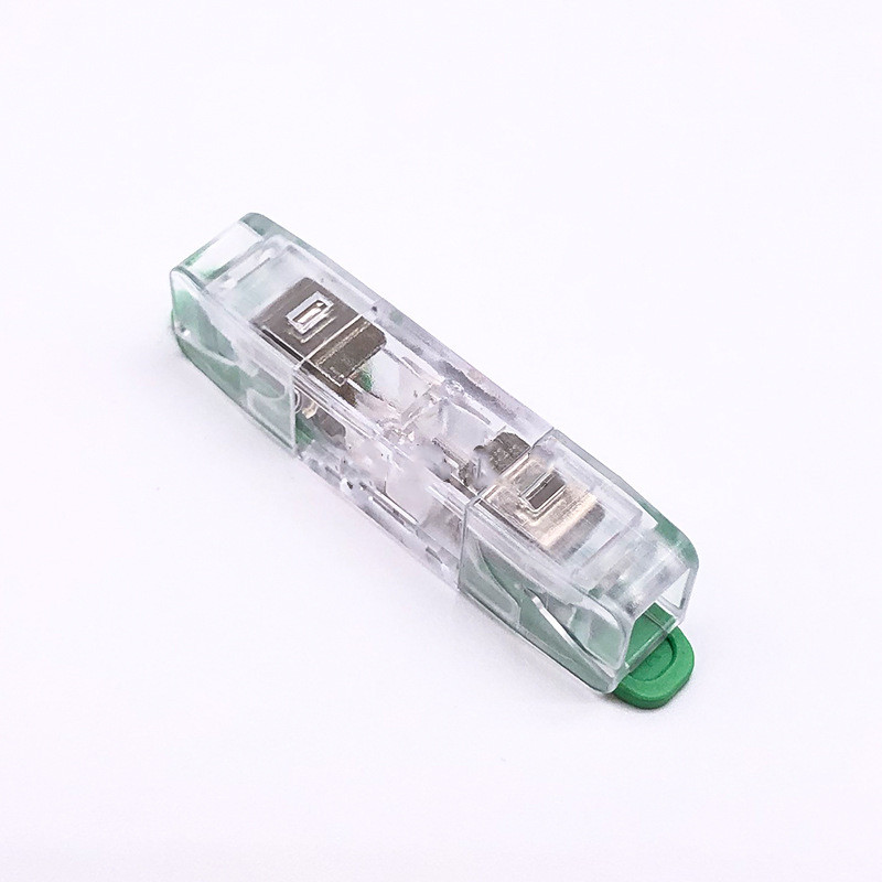 QJ-281-1 Universal 1 In 1 Out Schnell-Press Schnell-Drahtverbinder ohne Schraube für LED-Beleuchtungsanwendungen
