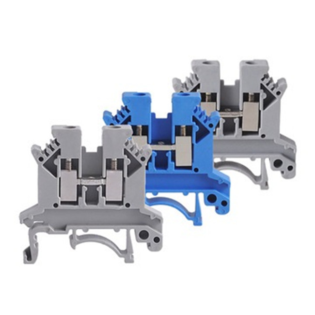 UK2.5B 2,5mm² DIN-Schienen-Schraubklemmenblock-Verbinder – UK-Serie Elektrische Durchgangs-Kabelverbinder